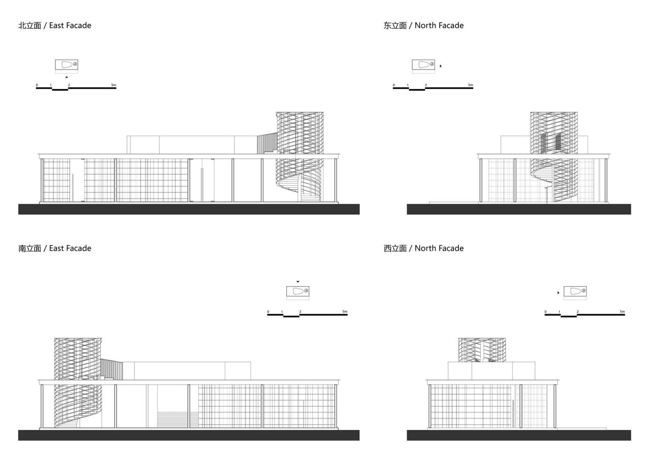 BIM建筑|深圳坪山中心公园大草坪城市书房 / 厘米制造