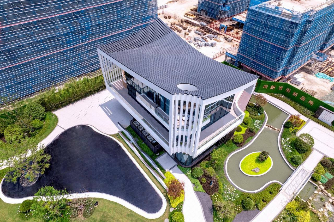 BIM建筑|长三角科大亨芯研究院：在长三角“原点”打造江南水乡式特色产业园 / 三益建筑