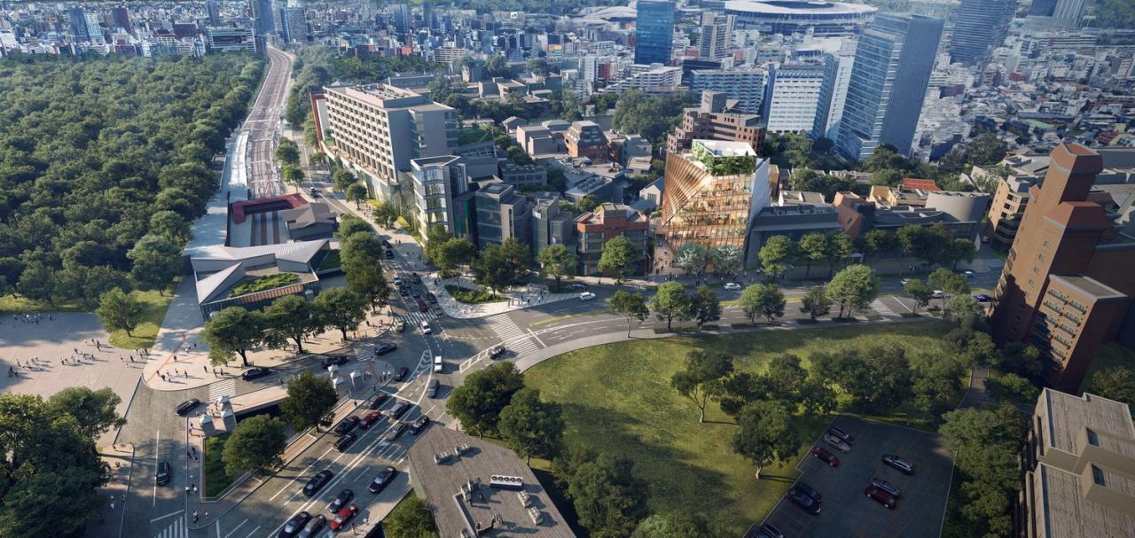 BIM建筑|两面建筑：东京原宿 Harajuku Quest / OMA