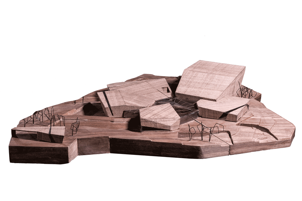 BIM建筑|红色石阵，云南东风韵艺术中心 / 孟凡浩