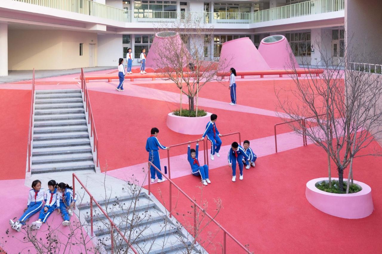BIM建筑|深圳福田新沙小学 / 一十一建筑