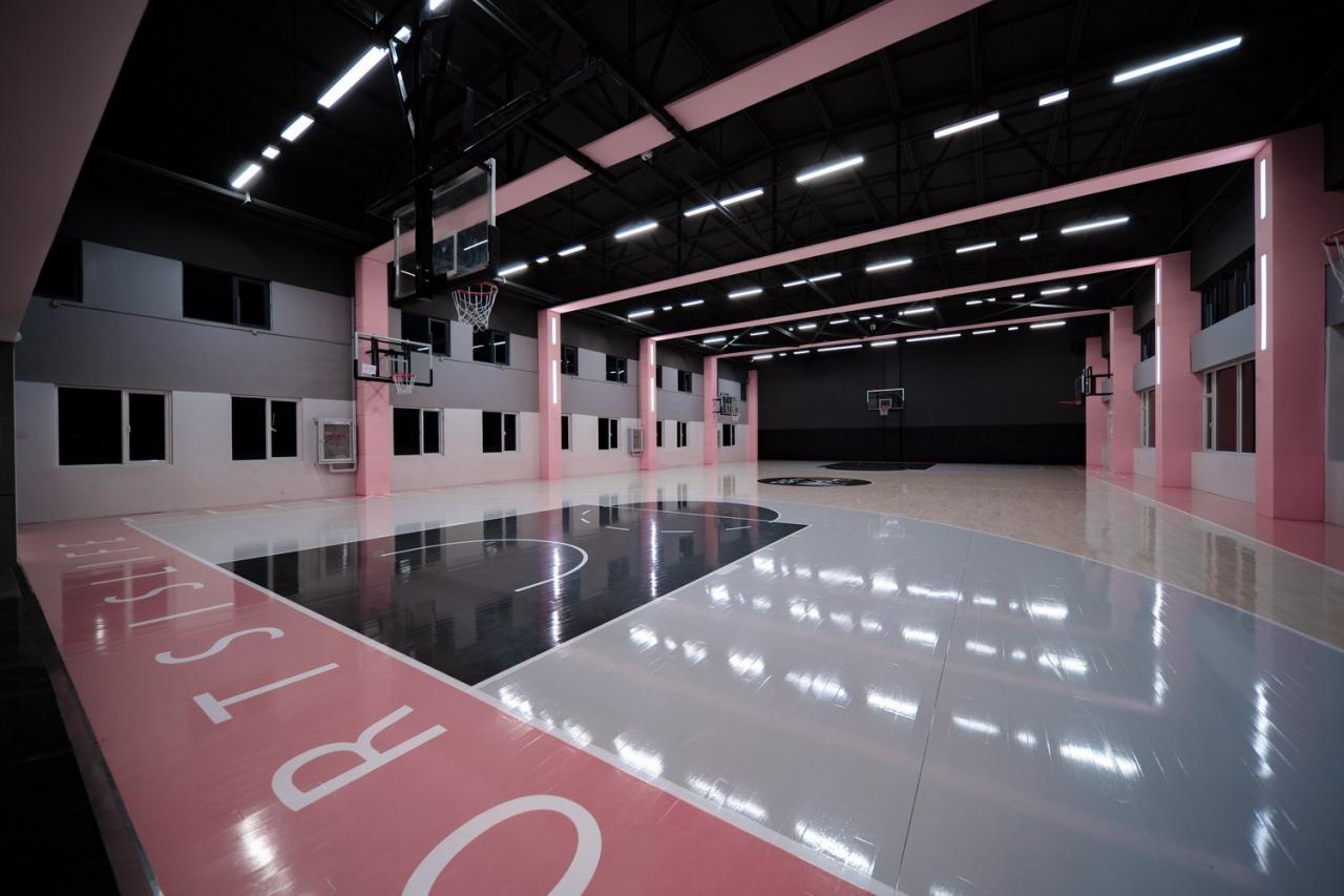 BIM建筑|少女心篮球馆：元素体育篮球馆橄榄树店 ，昆明 / 平介设计