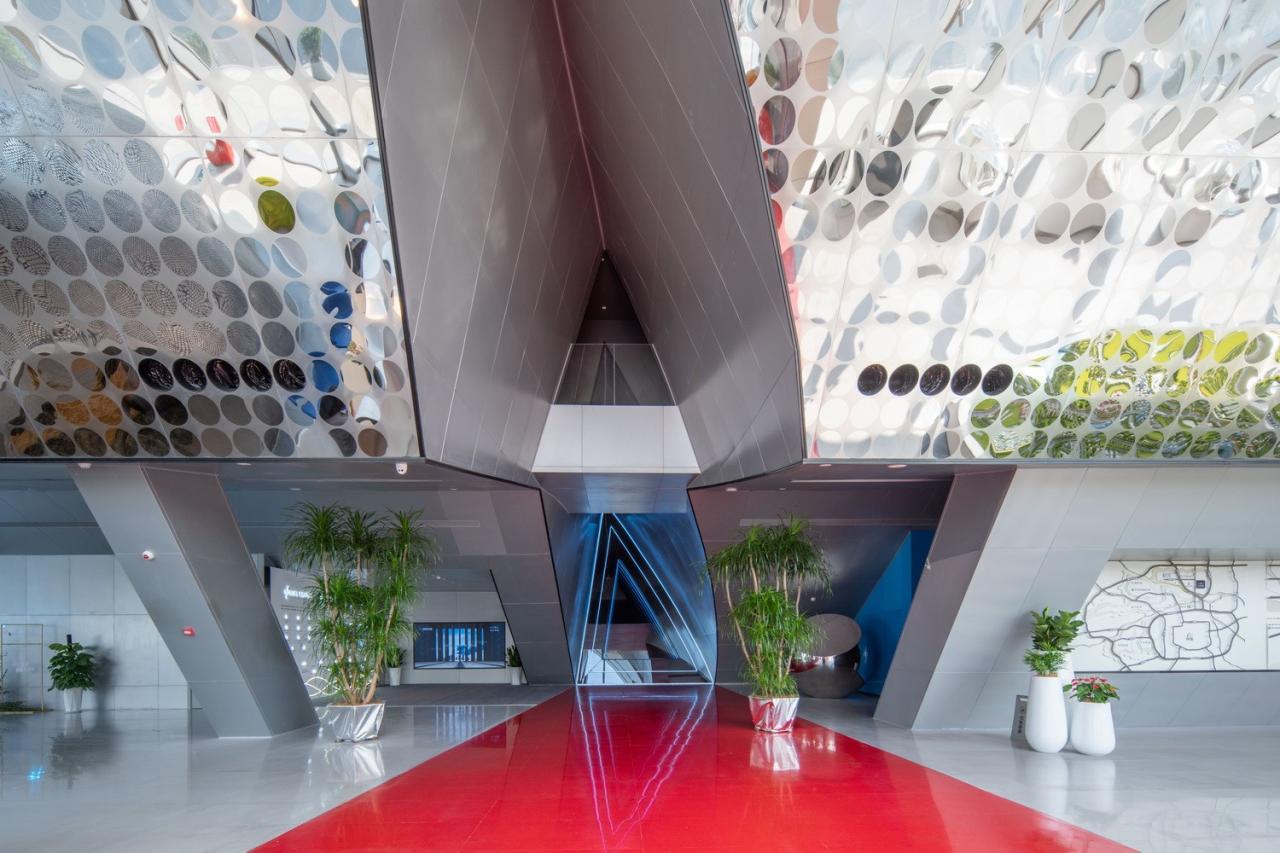 BIM建筑|西安泾河新城崇文郎樾展示中心 / aoe事建组