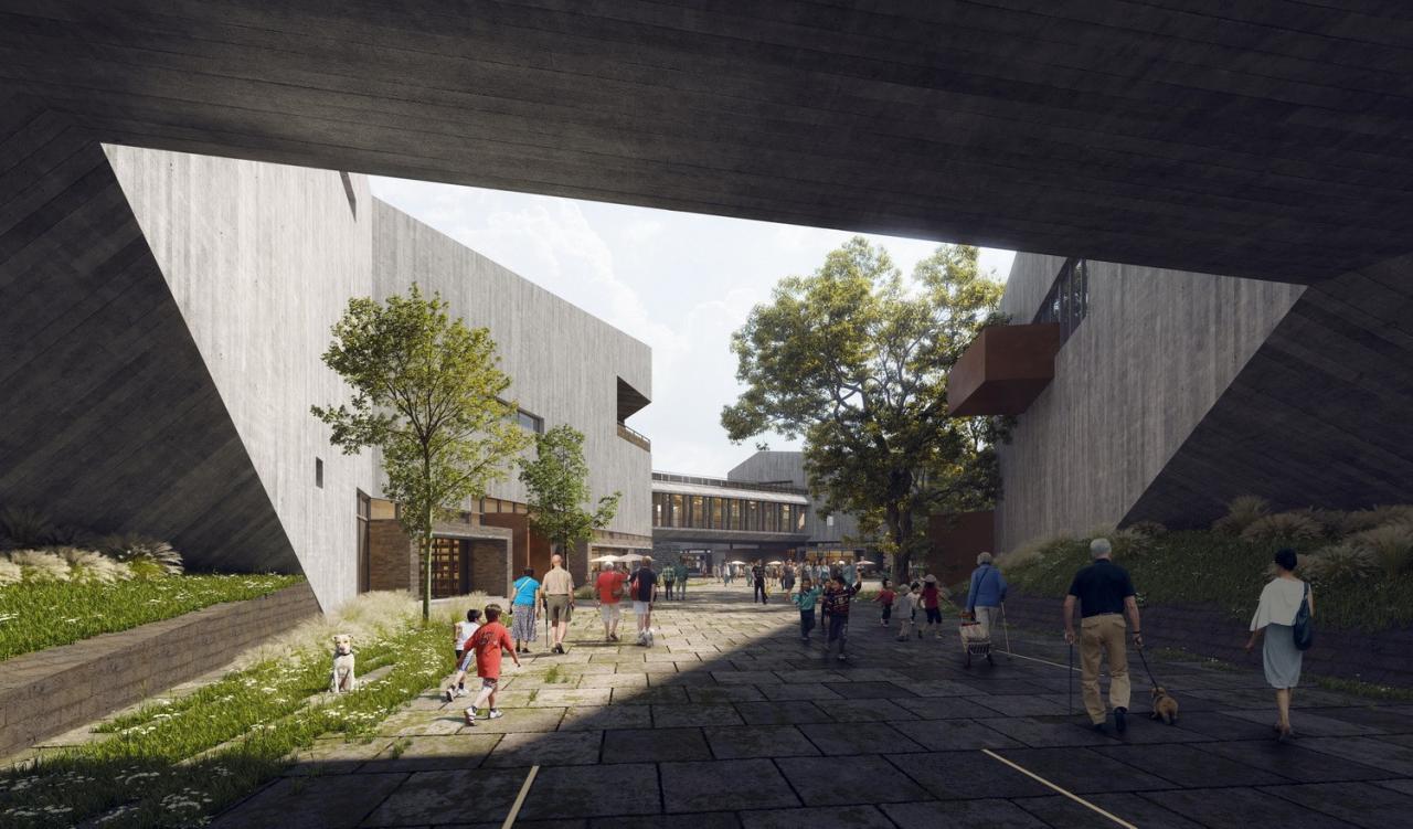 BIM建筑|浙江丽水古堰画乡艺术中心破土动工 / 孟凡浩-line+建筑事务所
