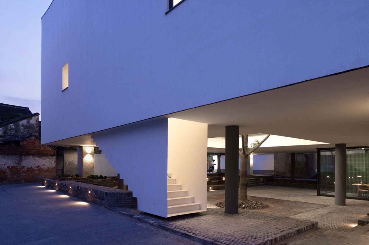 BIM建筑|八坼学镇会客厅 / 得当设计