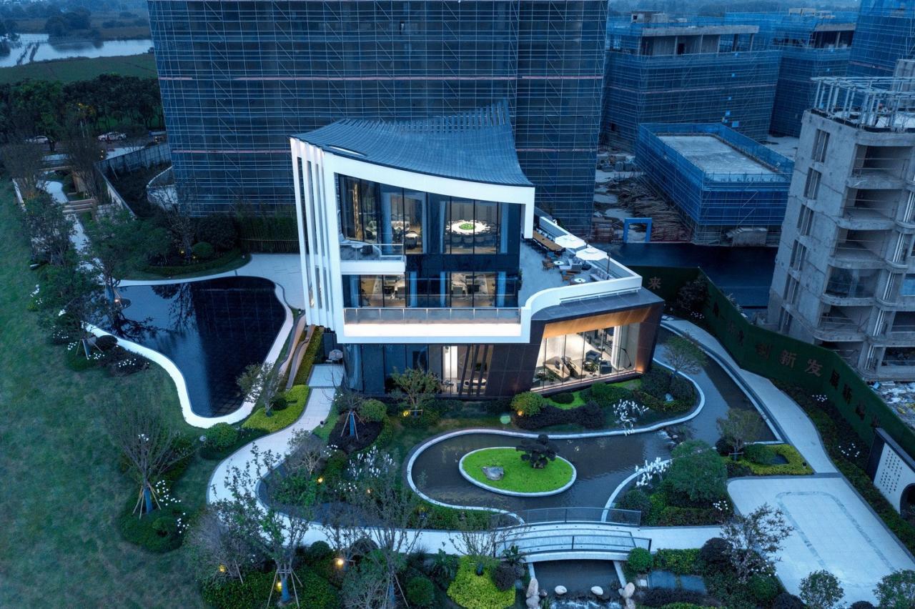 BIM建筑|长三角科大亨芯研究院：在长三角“原点”打造江南水乡式特色产业园 / 三益建筑