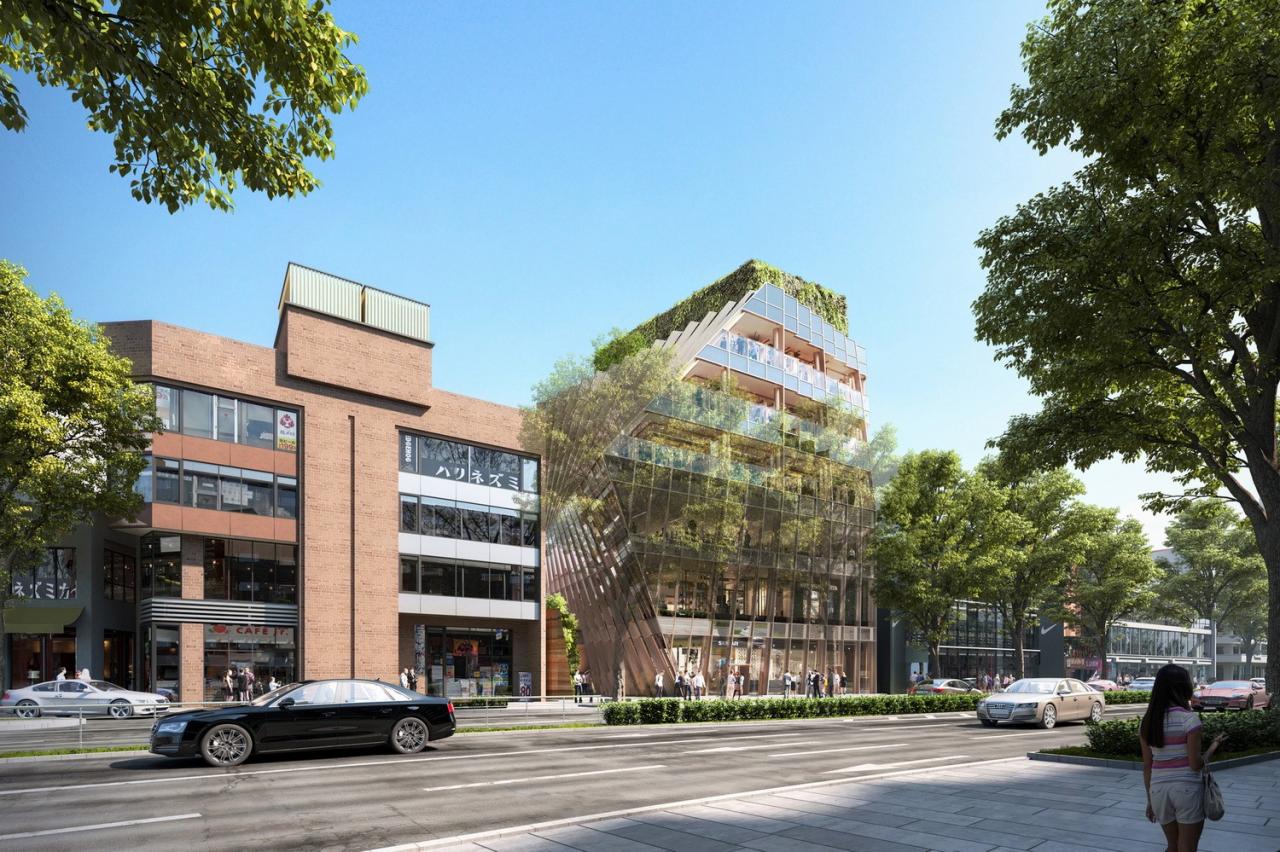 BIM建筑|两面建筑：东京原宿 Harajuku Quest / OMA