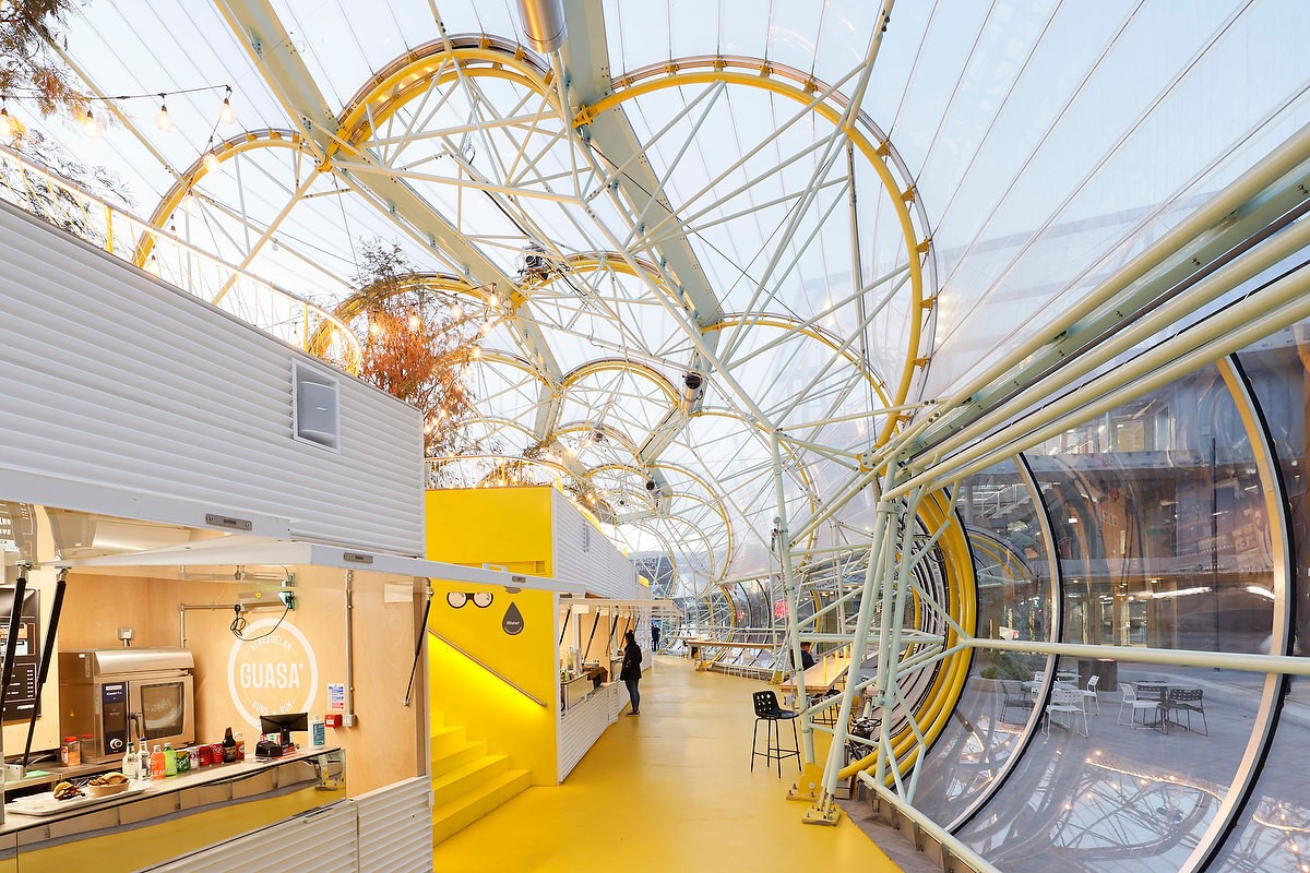 BIM建筑|设计街区食堂 / Selgascano