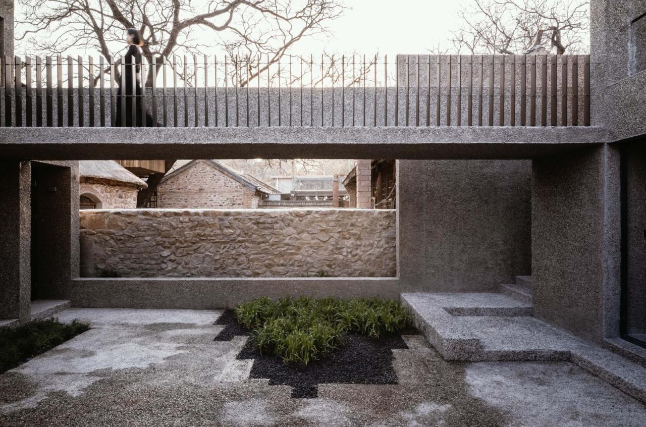 BIM建筑|一山间慢院：长城下的桥 / 叙事空间建筑事务所