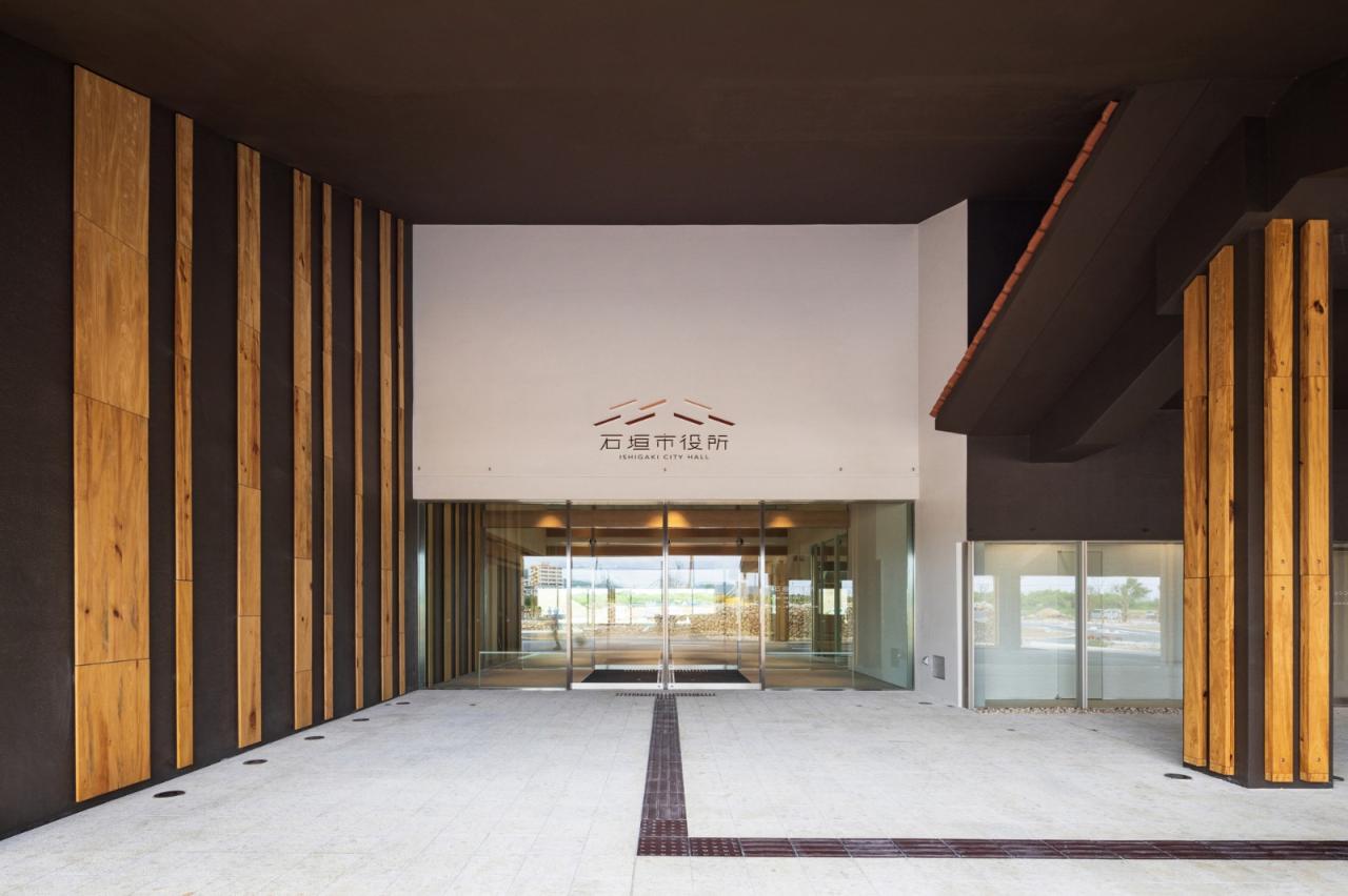 BIM建筑|石垣市政府大楼 / 隈研吾建筑都市设计事务所