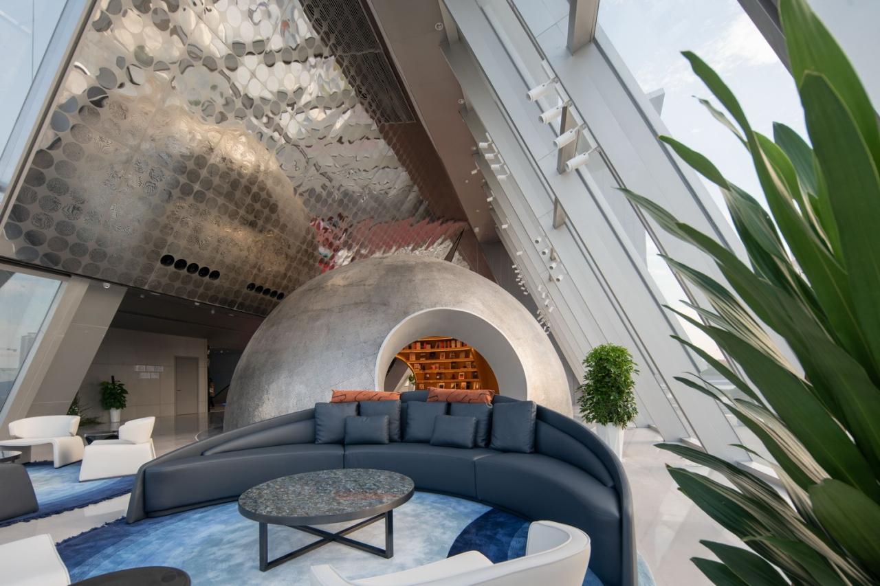 BIM建筑|西安泾河新城崇文郎樾展示中心 / aoe事建组