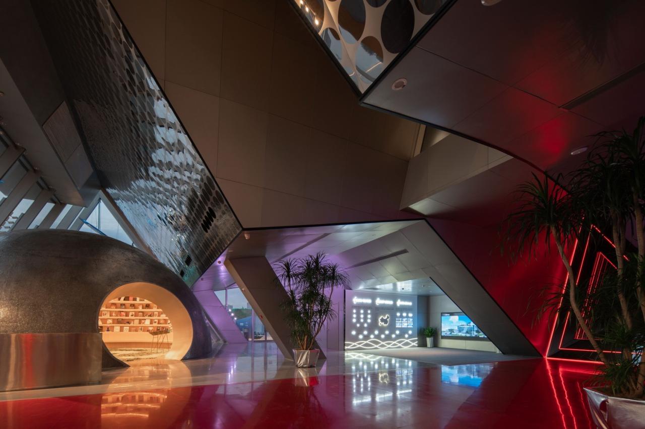 BIM建筑|西安泾河新城崇文郎樾展示中心 / aoe事建组