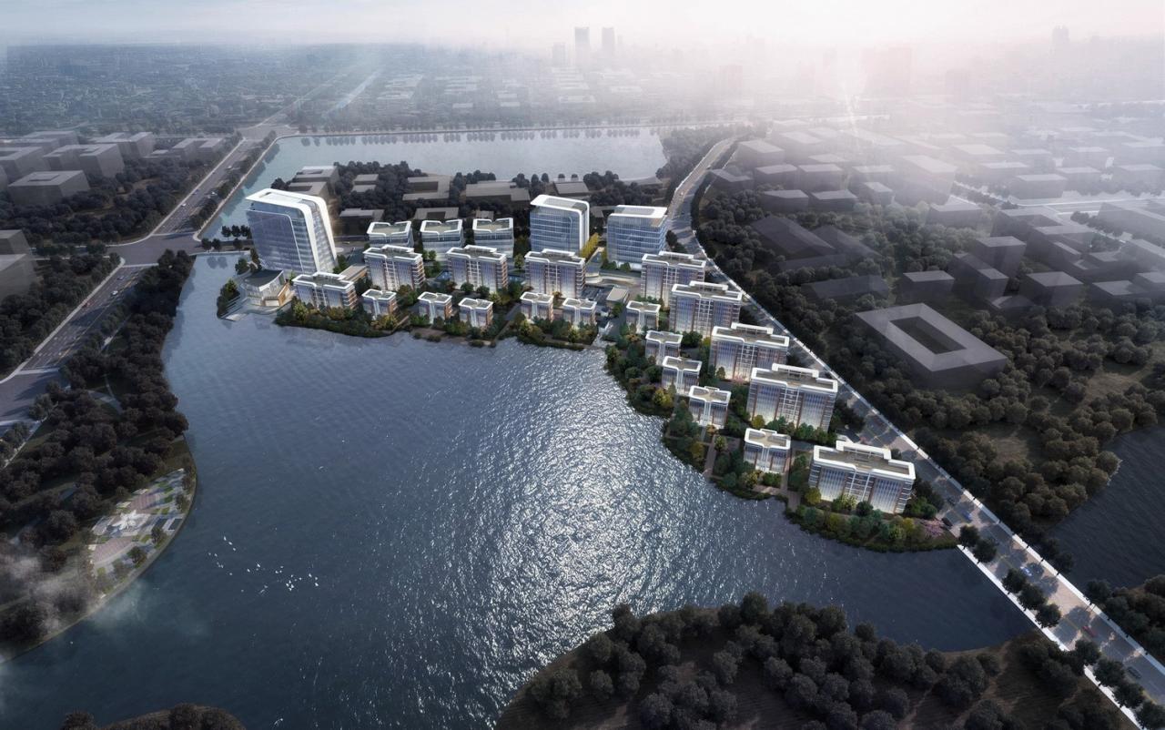 BIM建筑|长三角科大亨芯研究院：在长三角“原点”打造江南水乡式特色产业园 / 三益建筑