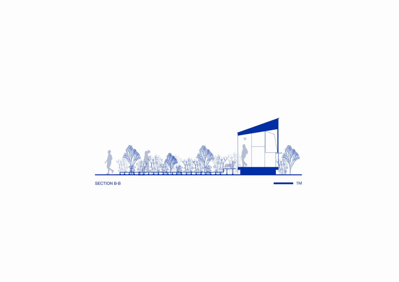 BIM建筑|间园 ：闹市中的空间装置 / 间筑设计