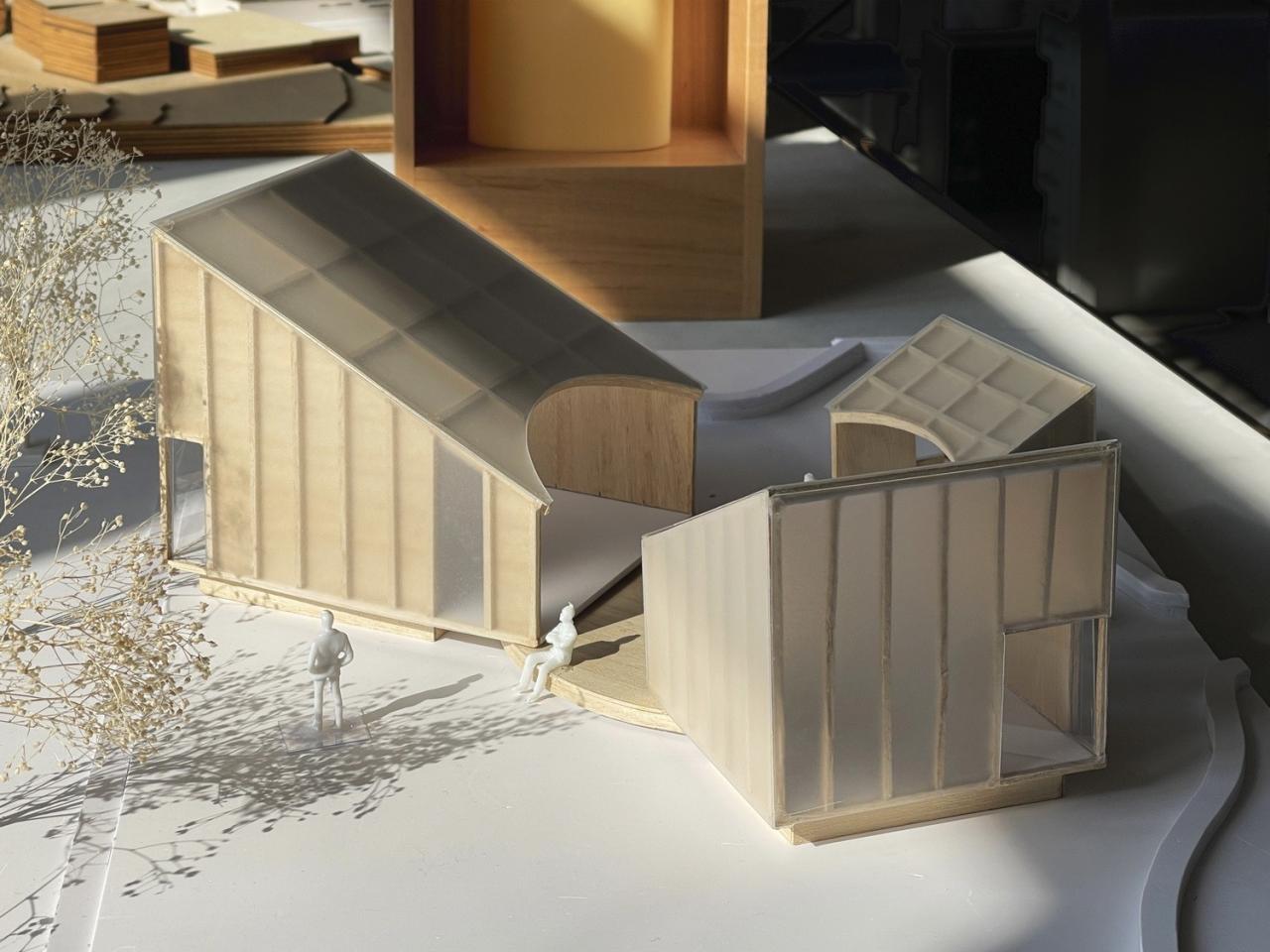 BIM建筑|间园 ：闹市中的空间装置 / 间筑设计