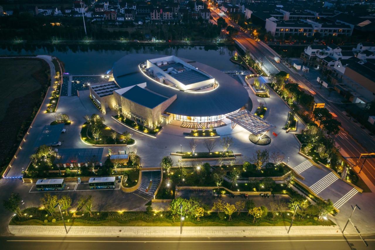 BIM建筑|长三角生态绿色一体化发展示范区（嘉善）企业交流服务基地 / 上海绿建建筑设计事务所