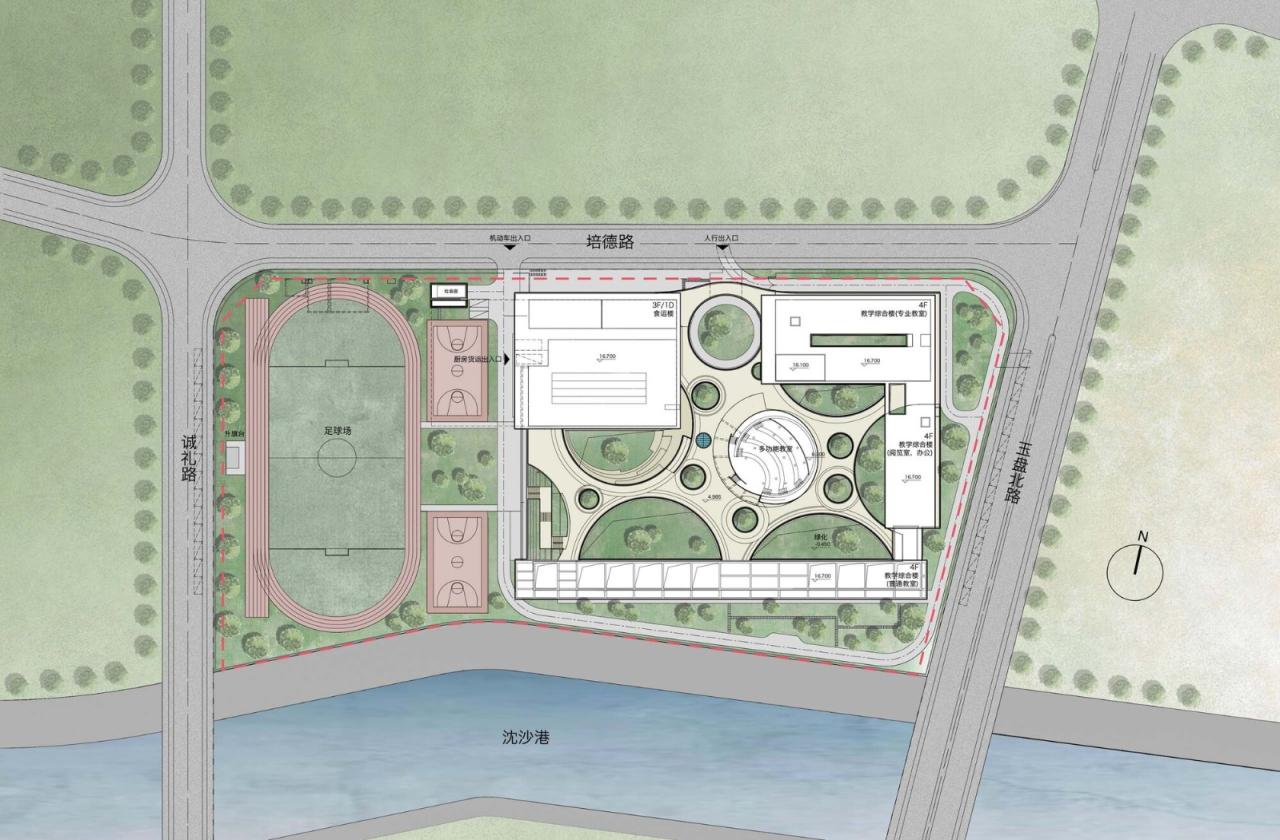 BIM建筑|上海福山唐城外国语小学（培德校区）设计 / 华建集团上海建筑设计研究院