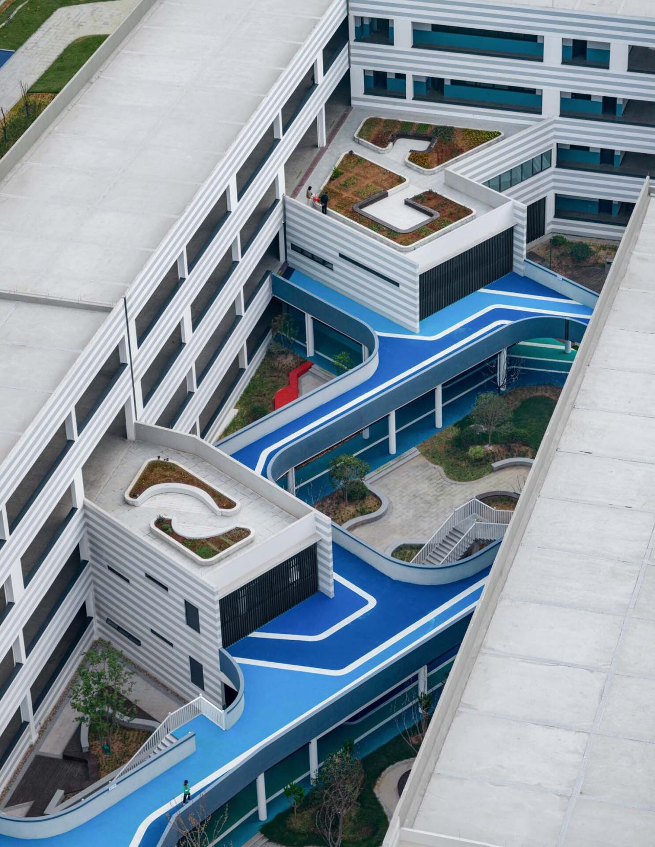 BIM建筑|衢州新华第二学校 / 零壹城市建筑事务所