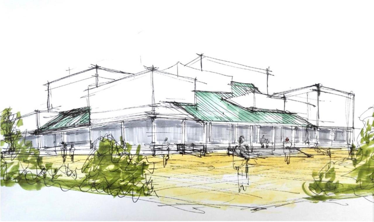 BIM建筑|嵩县三馆合一建设项目 / 王晖建筑工作室