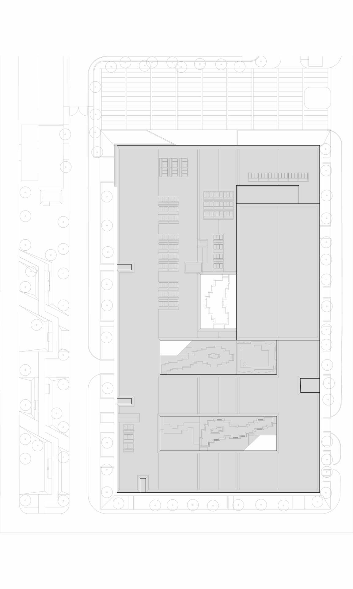 BIM建筑|朝向天空的院子——北京通州潞城市民中心 / 意度建筑