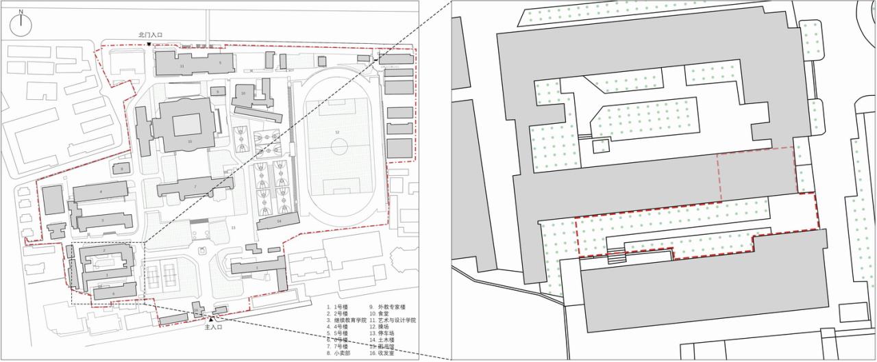 BIM建筑|情境共生：广东工业大学公共学习空间建设/广东工业大学校园更新小队