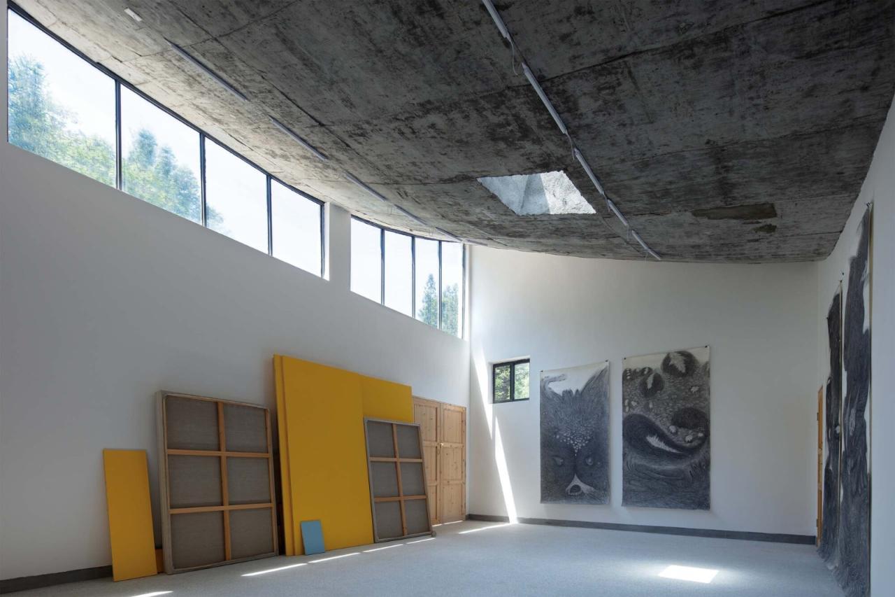 BIM建筑|乡村画室 / 跳房子建筑工作室