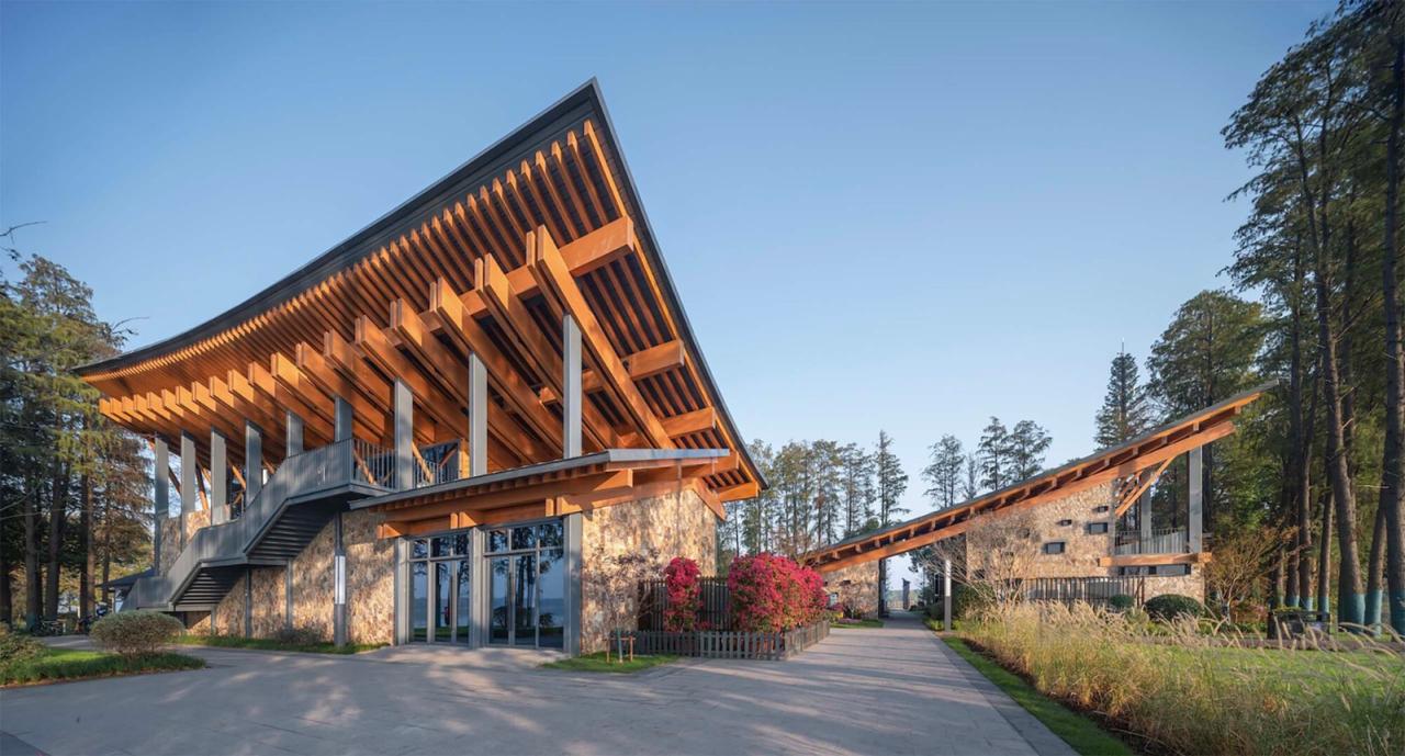 BIM建筑|中国履行《湿地公约》30周年成就展馆 / 华中科技大学李保峰建筑工作室