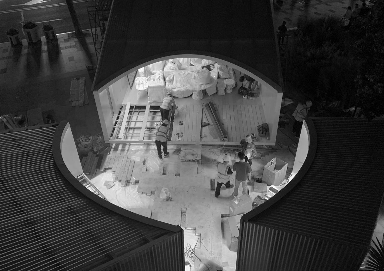 BIM建筑|间园 ：闹市中的空间装置 / 间筑设计