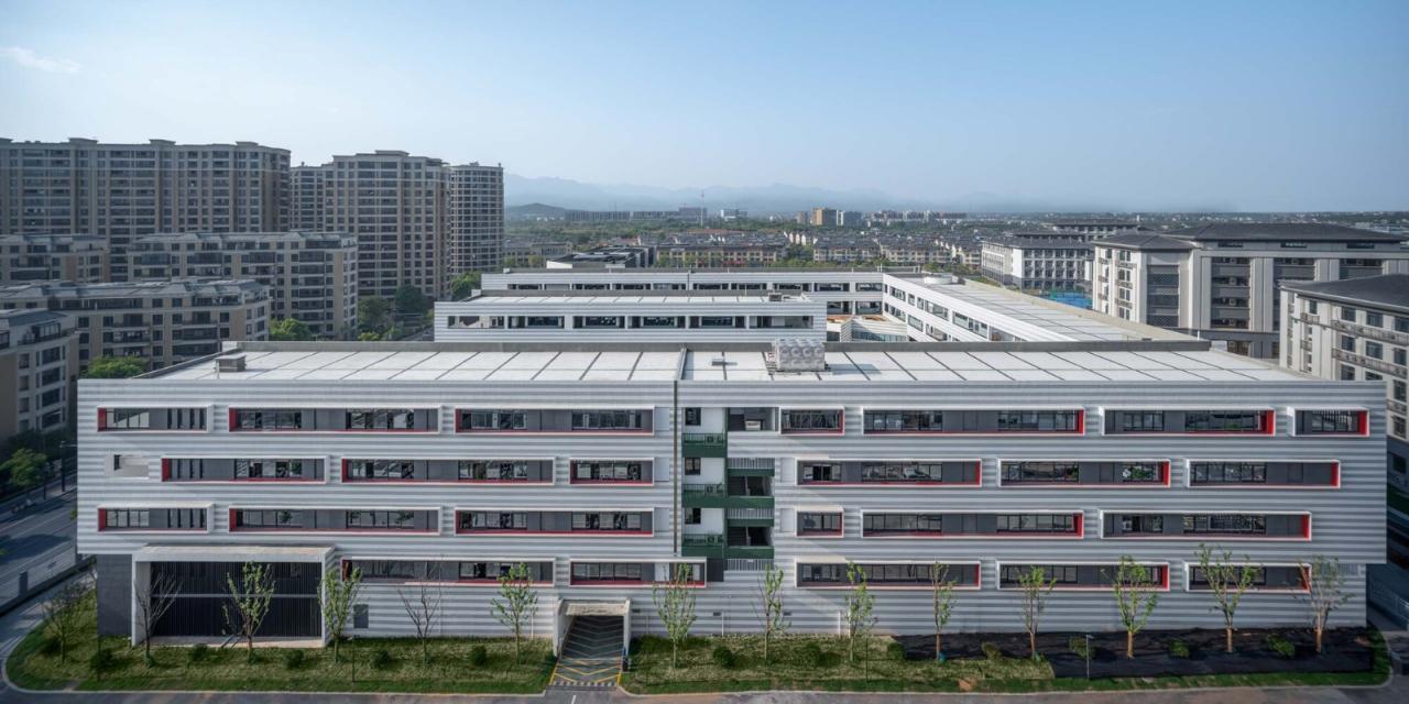 BIM建筑|衢州新华第二学校 / 零壹城市建筑事务所