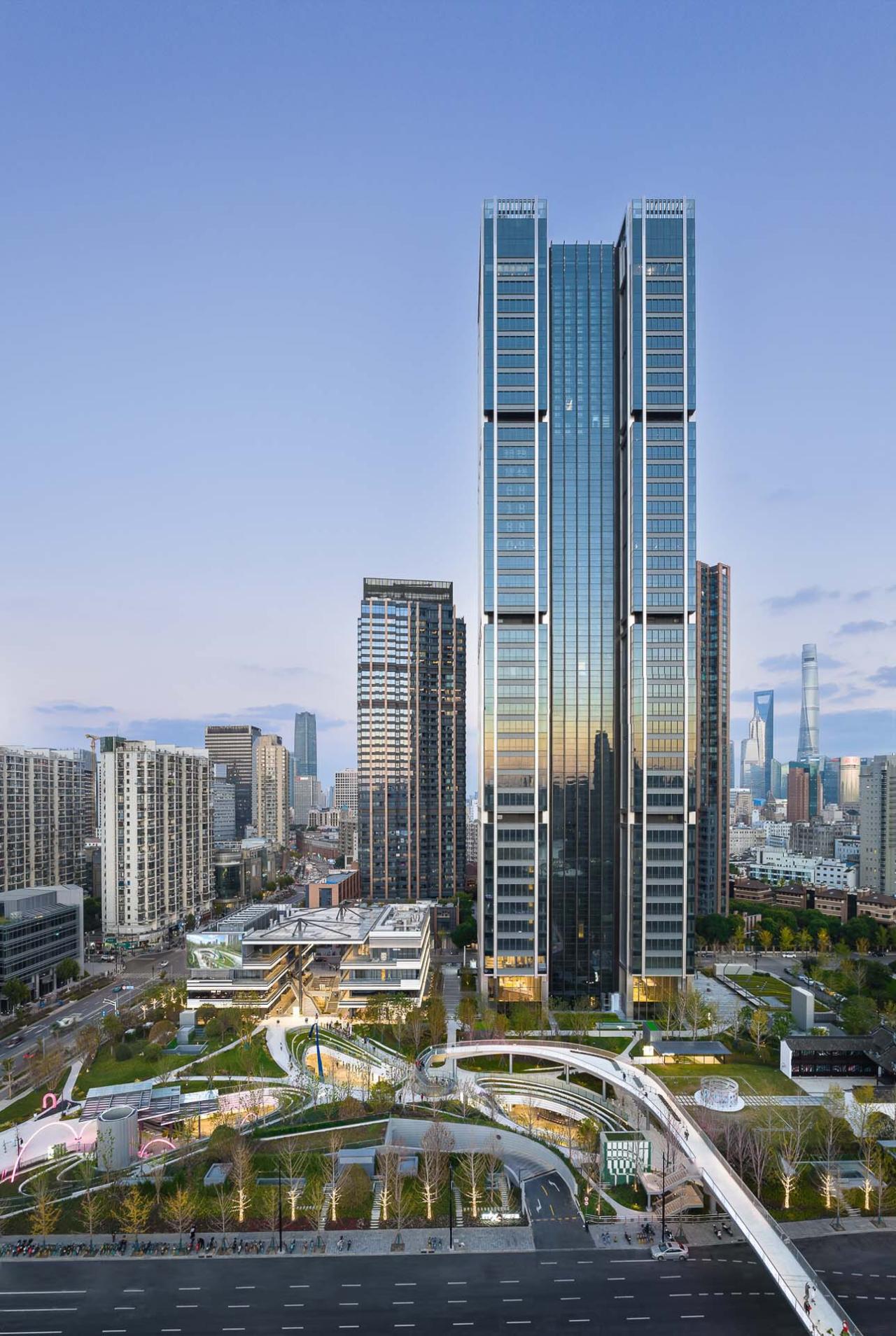 BIM建筑|上海苏河湾万象天地 / Kokaistudios