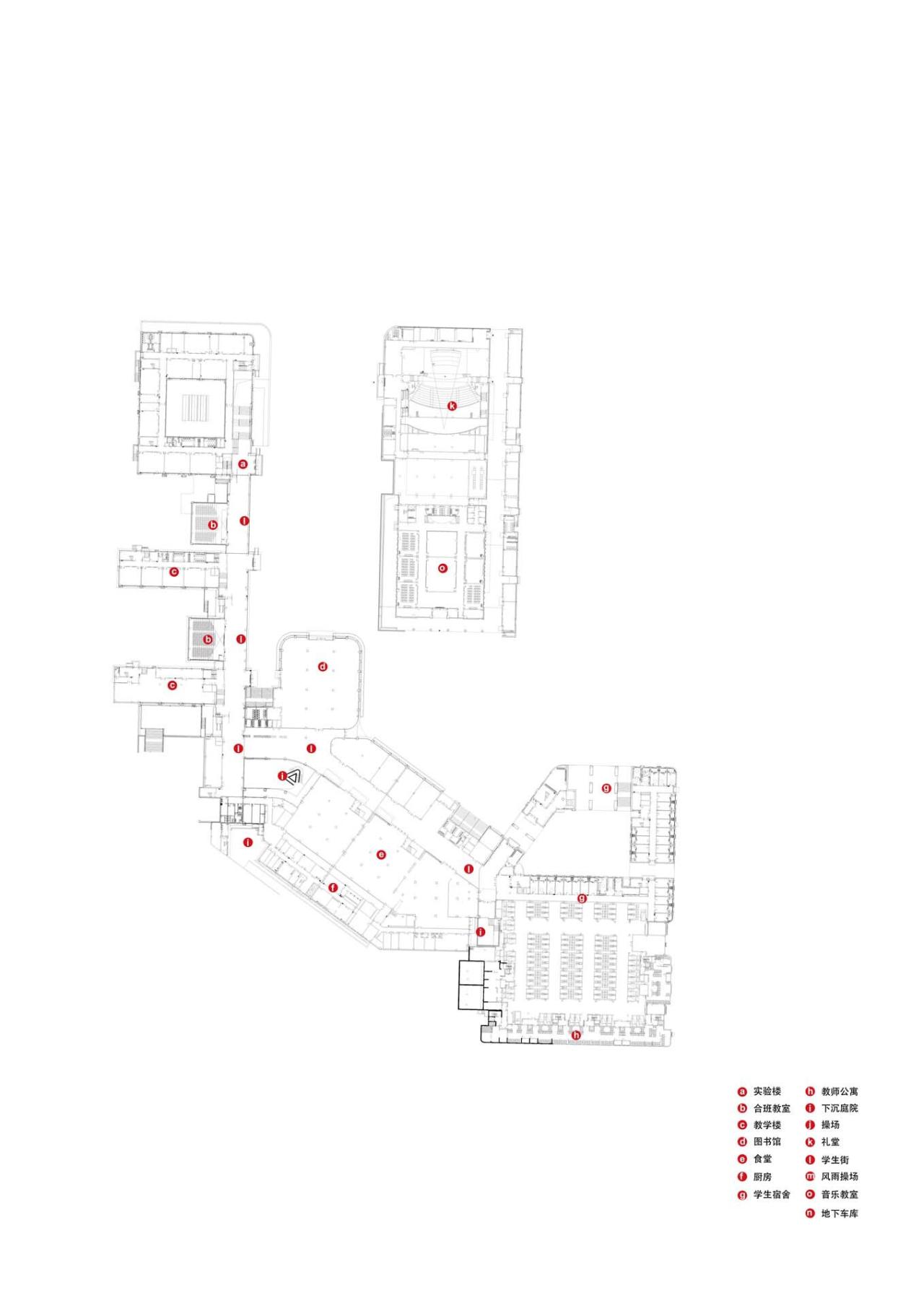 BIM建筑|济南历城二中彩石校区 / 同圆设计
