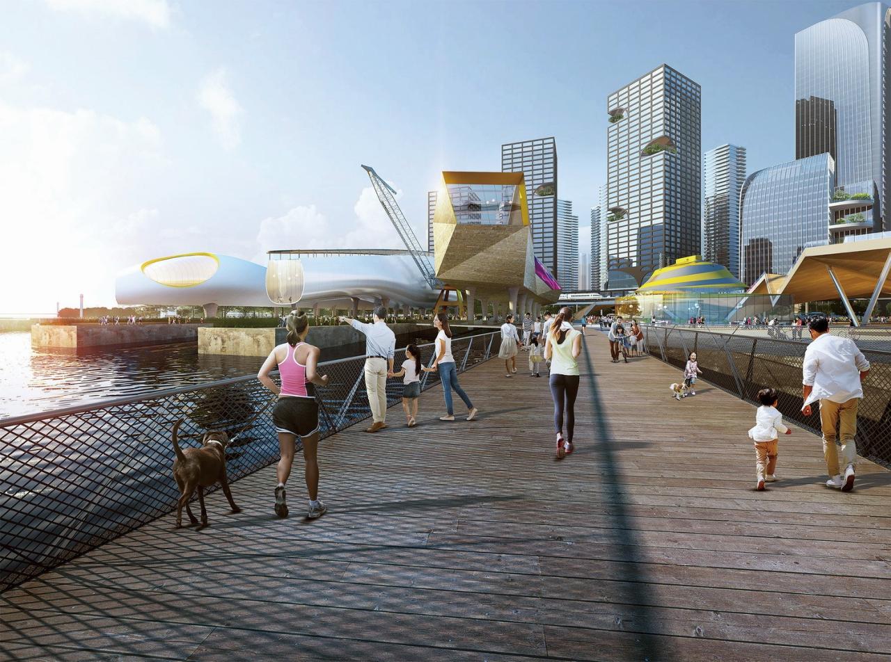 BIM建筑|广州船厂城市设计国际竞赛方案首次亮相 / SPARK