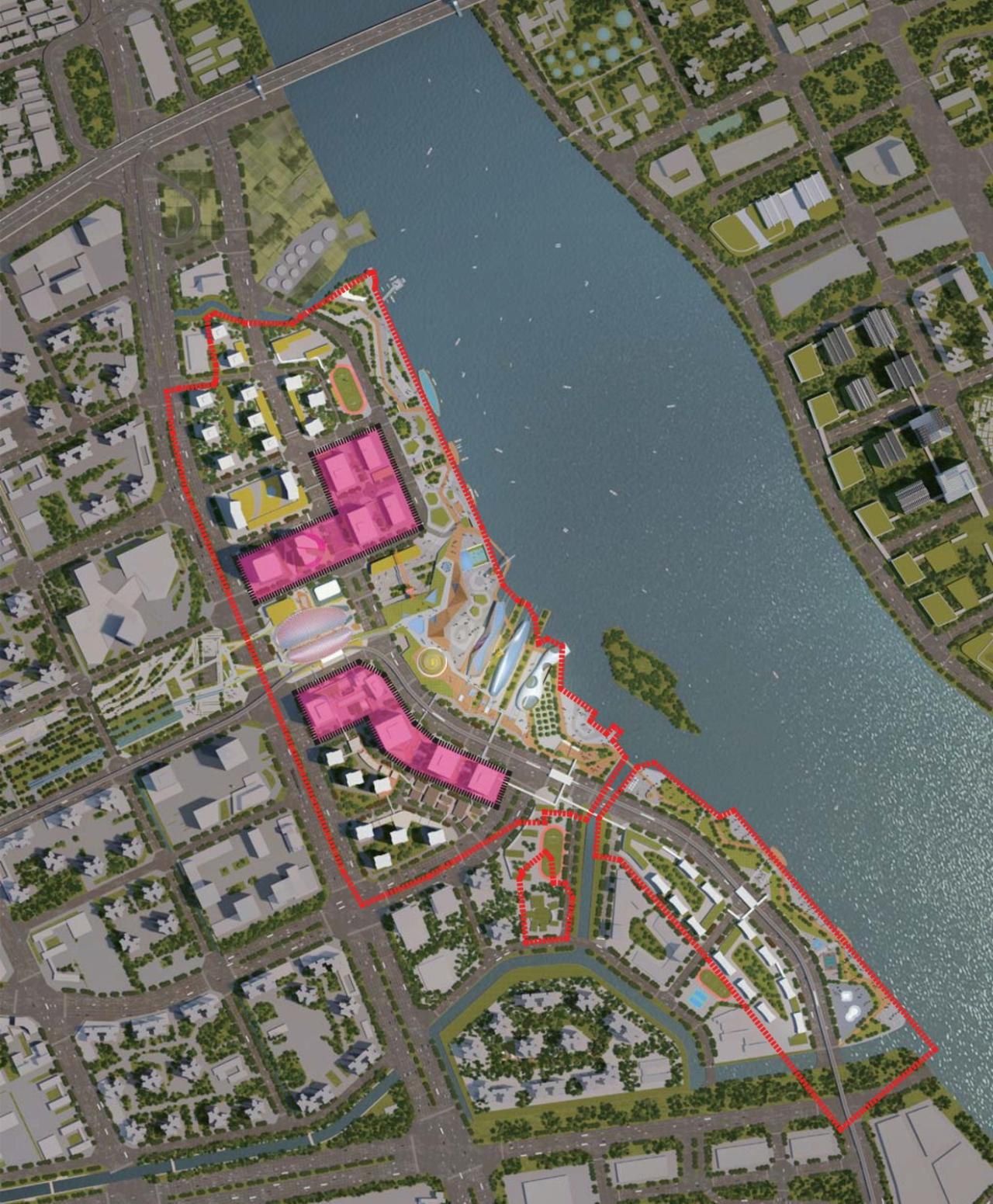 BIM建筑|广州船厂城市设计国际竞赛方案首次亮相 / SPARK