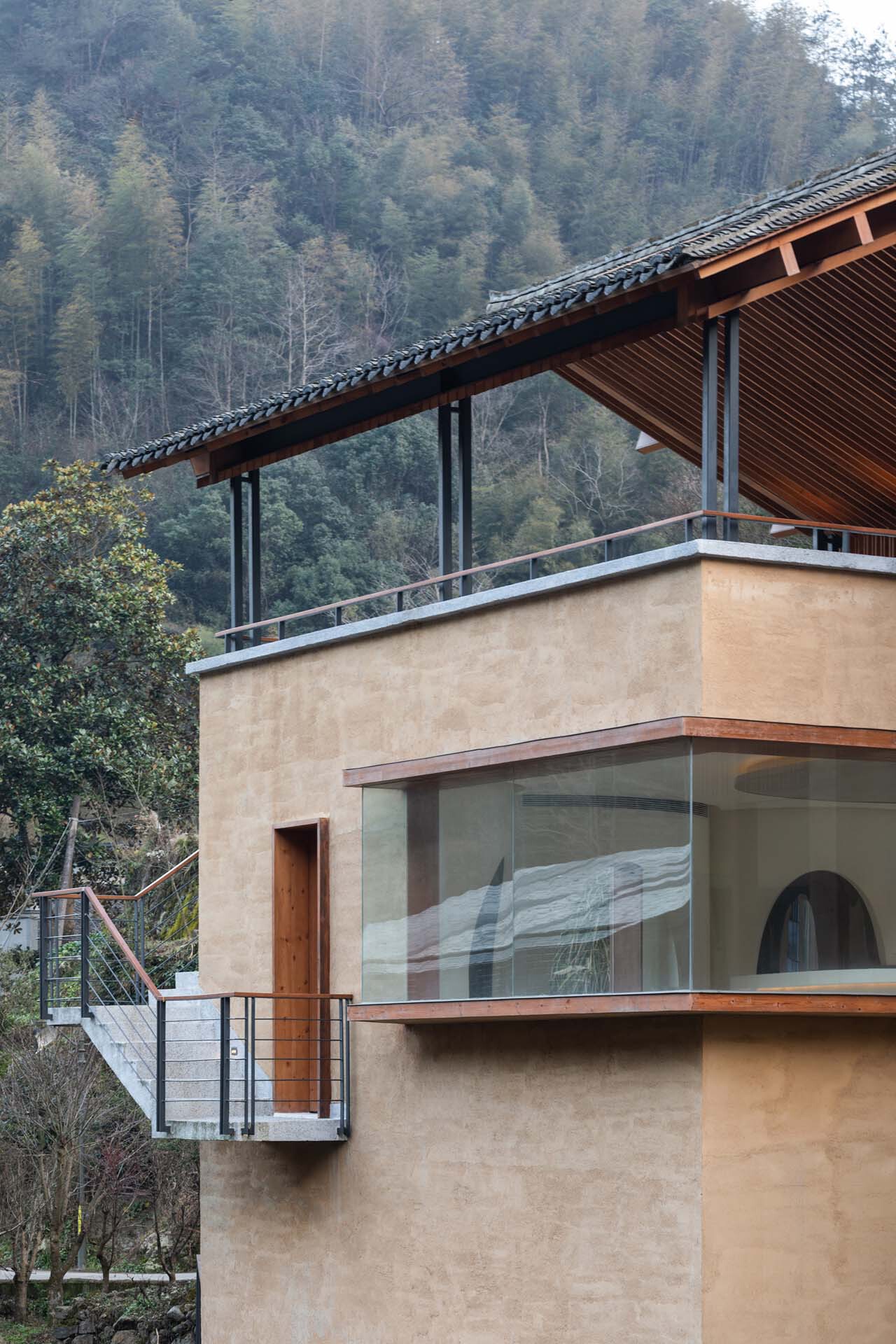 BIM建筑|奉化栖霞坑发电站改造的溪边餐厅 / 尌林建筑设计事务所