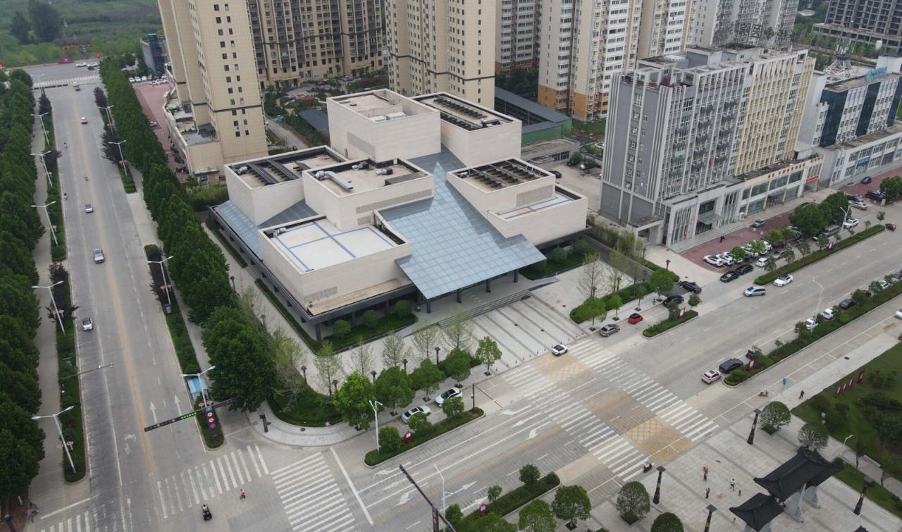 BIM建筑|嵩县三馆合一建设项目 / 王晖建筑工作室