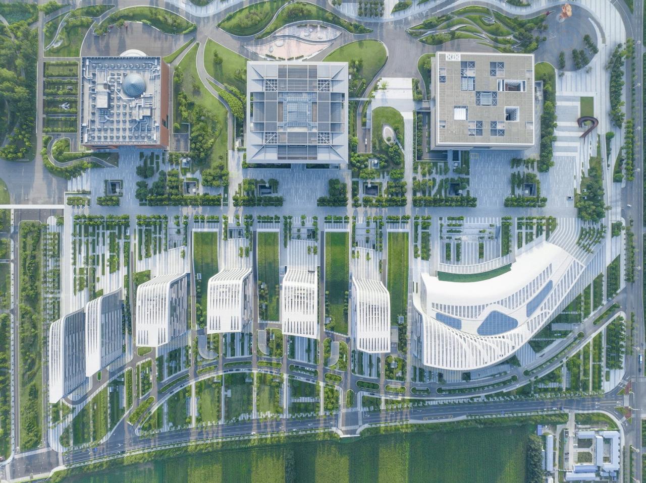 BIM建筑|高山流水、兼收并蓄的城市文化新名片—济宁市文化中心三期文化产业园 / Laguarda.Low Architects (LLA)