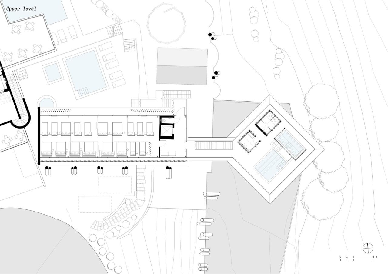 BIM建筑|“倒挂”建筑，Hubertus 酒店扩建 / noa*