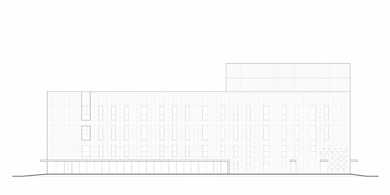 BIM建筑|朝向天空的院子——北京通州潞城市民中心 / 意度建筑