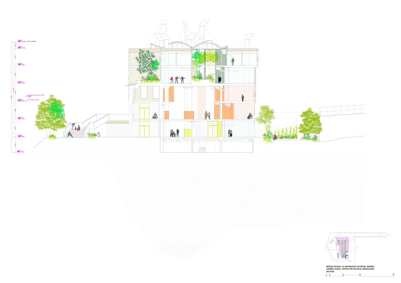 BIM建筑|市集化校园，瑞吉欧学校 / Andrés Jaque+Office for Political Innovation