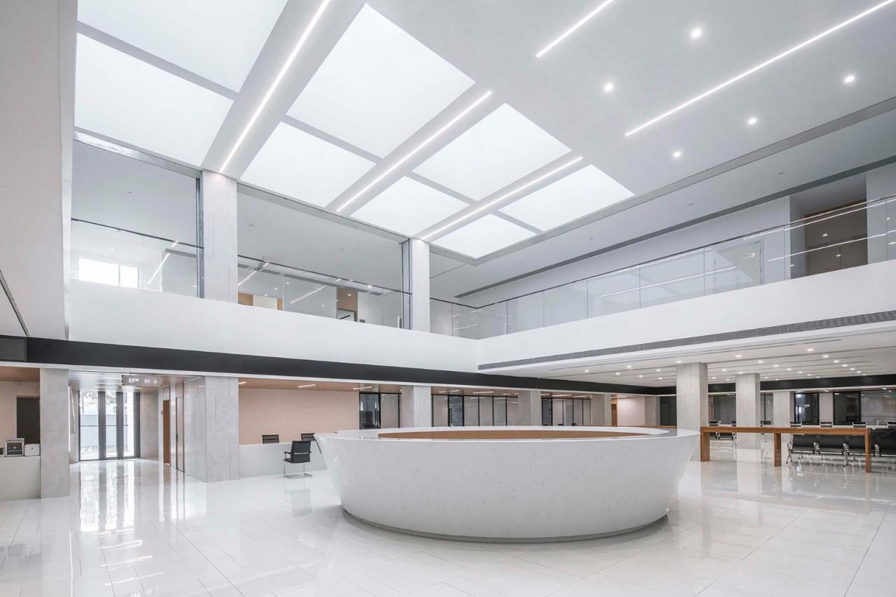 BIM建筑|朝向天空的院子——北京通州潞城市民中心 / 意度建筑