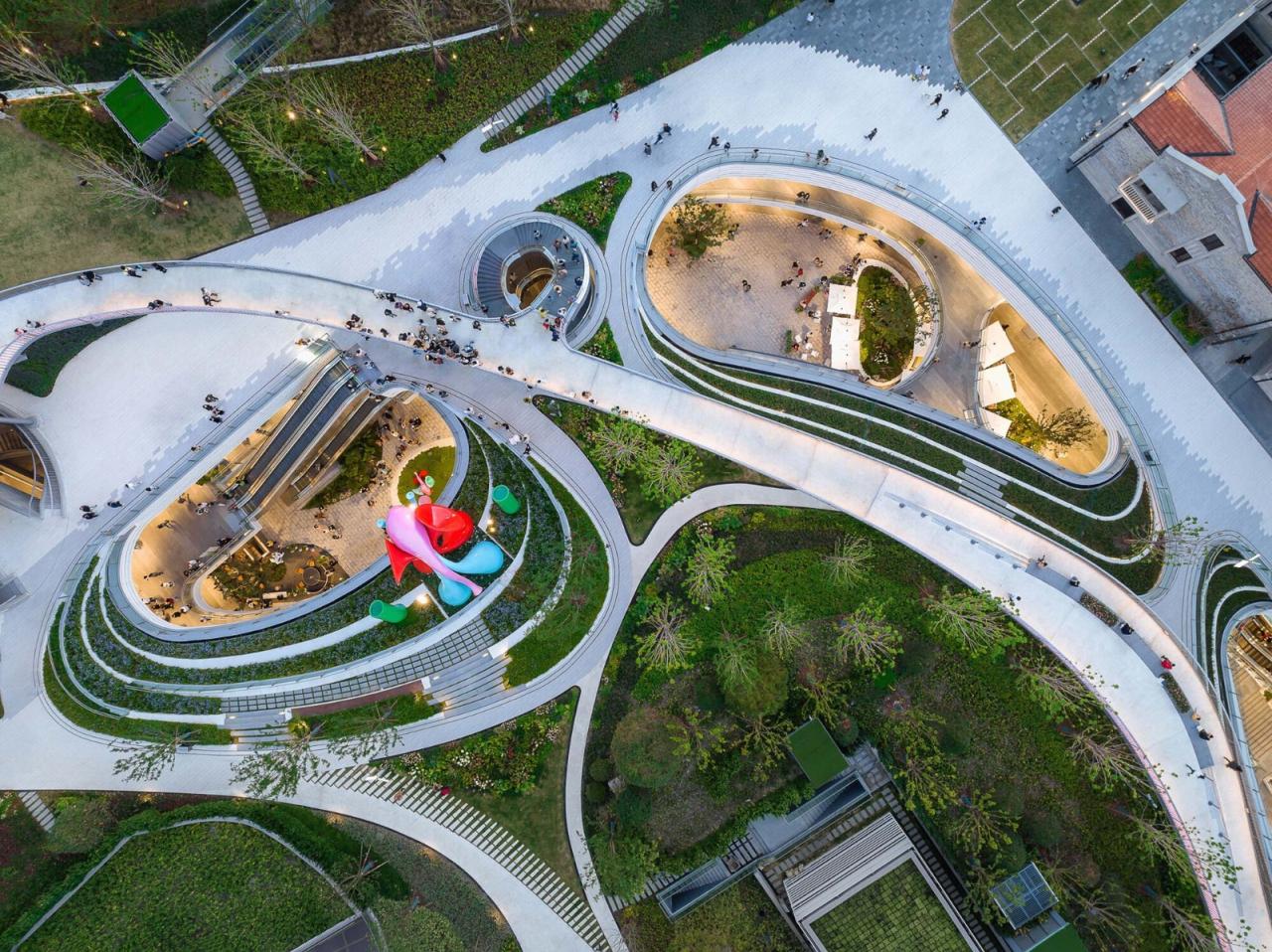 BIM建筑|上海苏河湾万象天地 / Kokaistudios