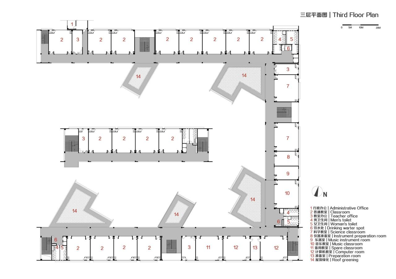 BIM建筑|衢州新华第二学校 / 零壹城市建筑事务所