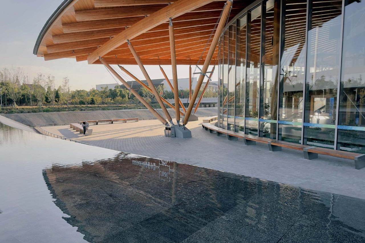 BIM建筑|长三角生态绿色一体化发展示范区（嘉善）企业交流服务基地 / 上海绿建建筑设计事务所