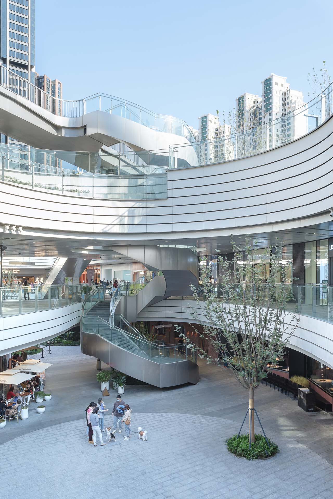 BIM建筑|上海苏河湾万象天地 / Kokaistudios