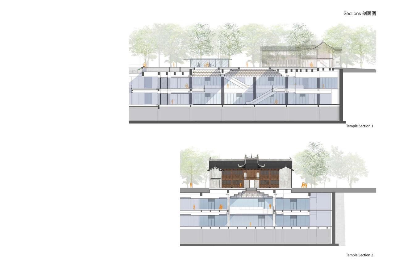 BIM建筑|上海苏河湾万象天地 / Kokaistudios