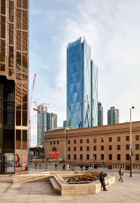 BIM建筑|威尔金森·艾尔用“三维钻石”包裹多伦多摩天大楼