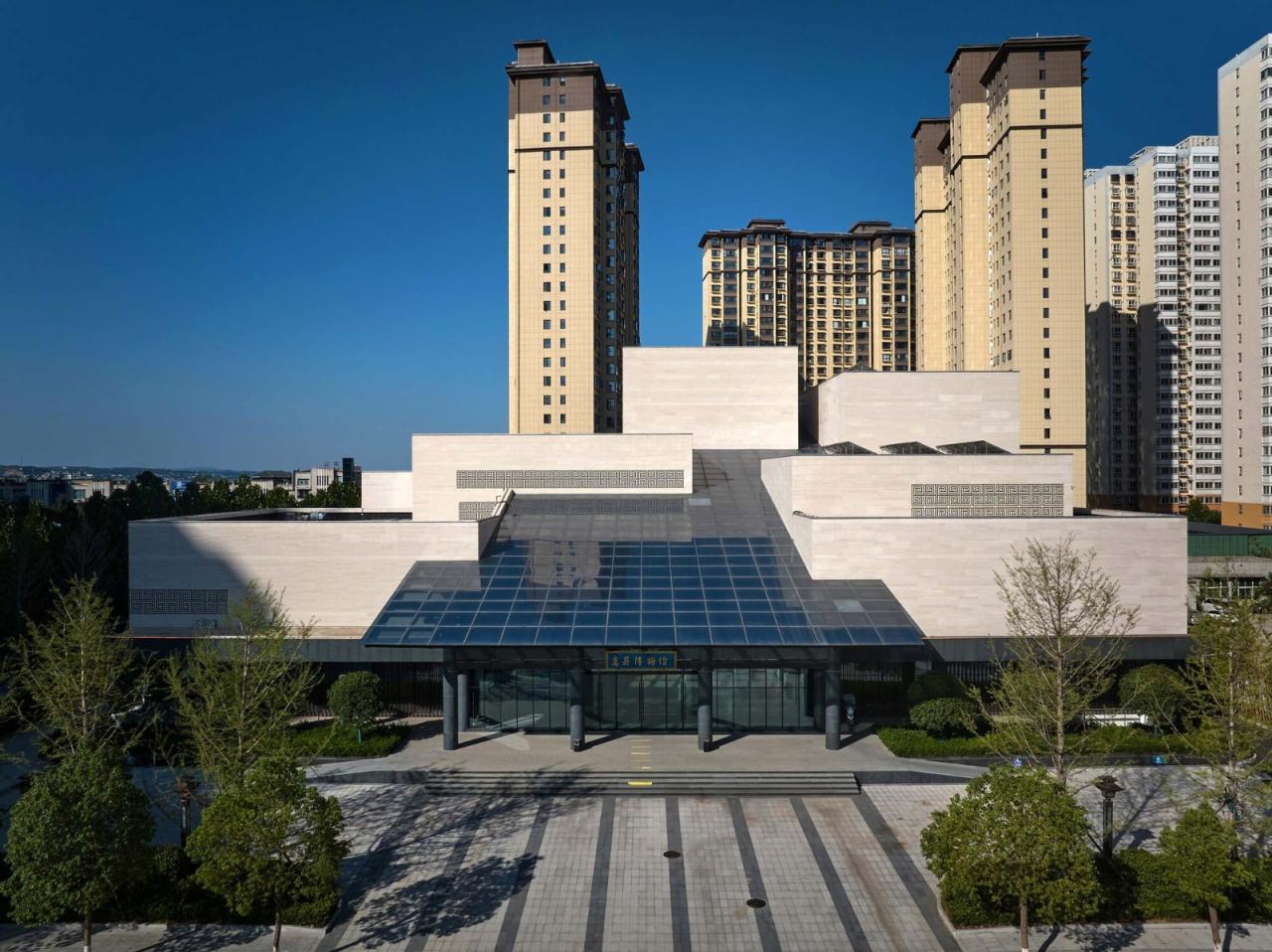 BIM建筑|嵩县三馆合一建设项目 / 王晖建筑工作室