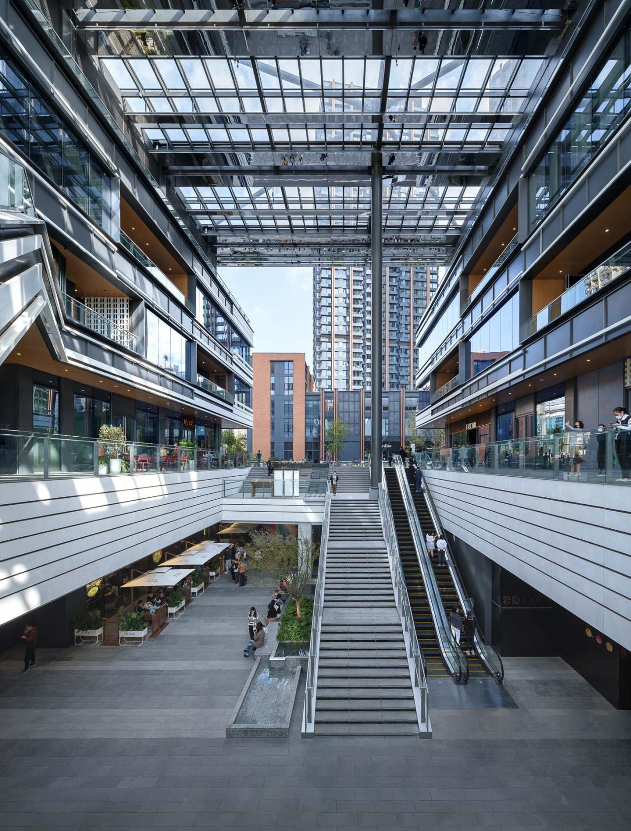 BIM建筑|上海苏河湾万象天地 / Kokaistudios