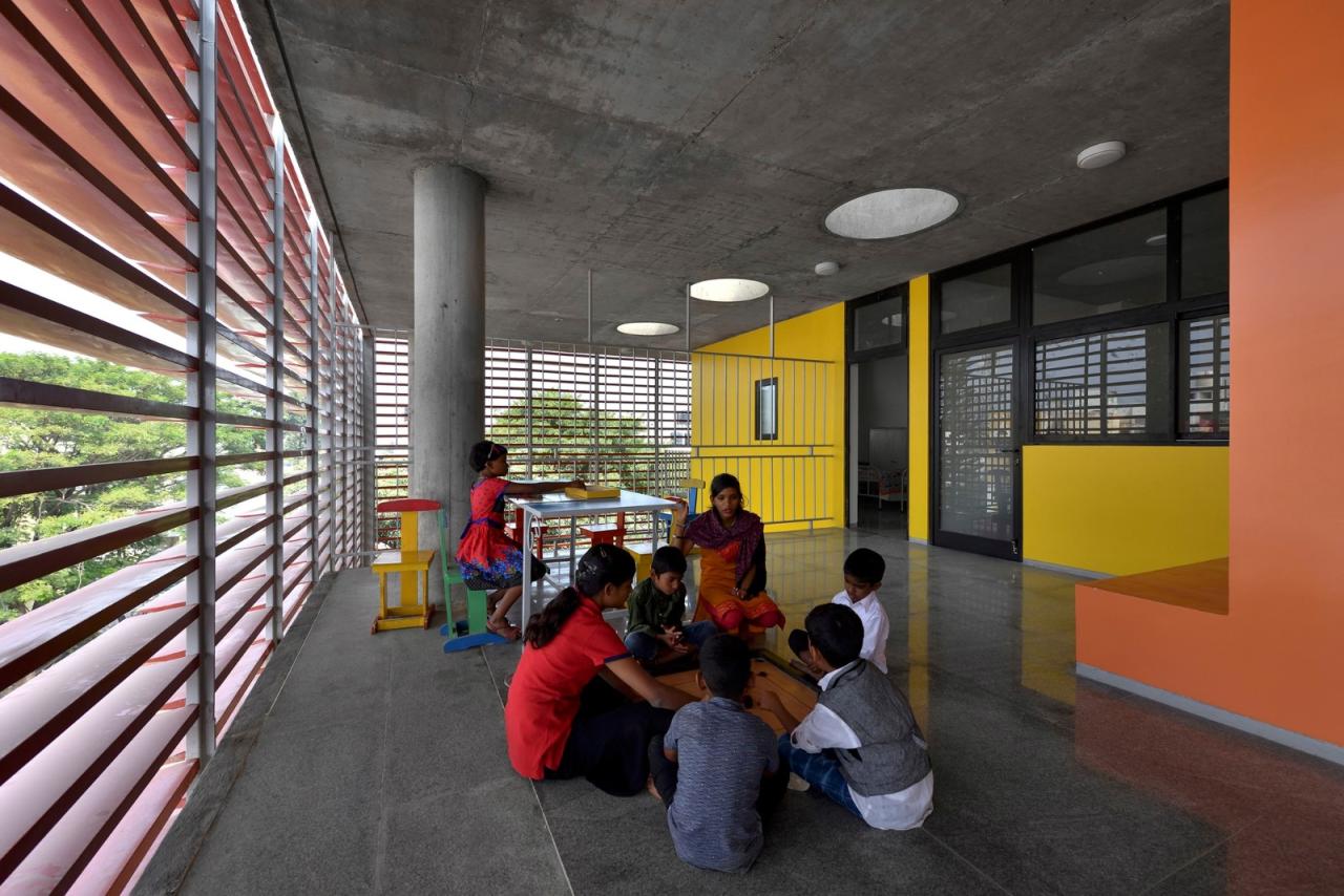 BIM建筑|Divya Shanthi 校园升级改造 / 飞象工作室