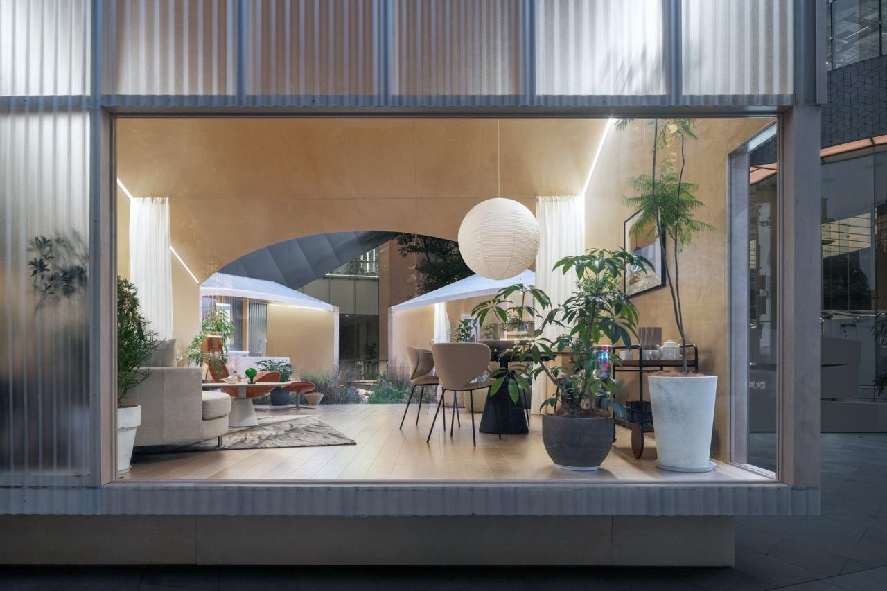 BIM建筑|间园 ：闹市中的空间装置 / 间筑设计